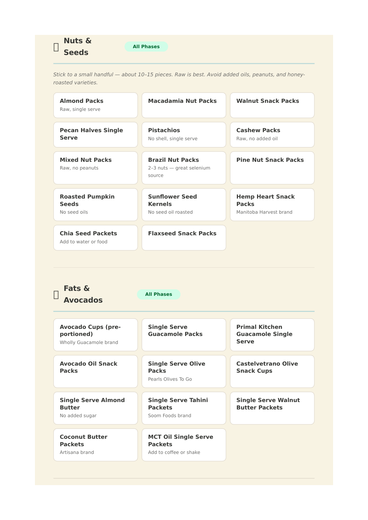 Grab & Go Snack Guide - page 4