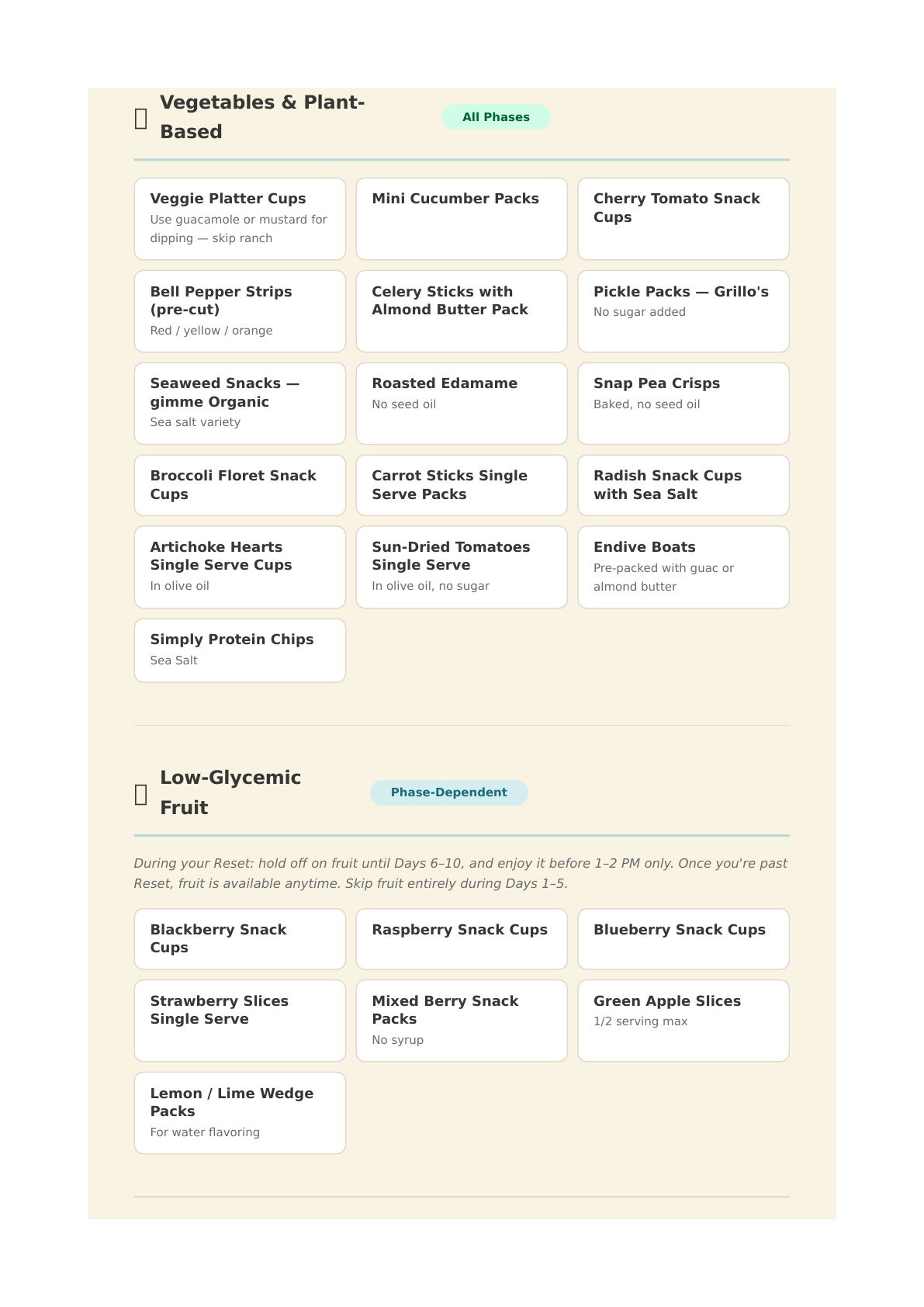 Grab & Go Snack Guide - page 5